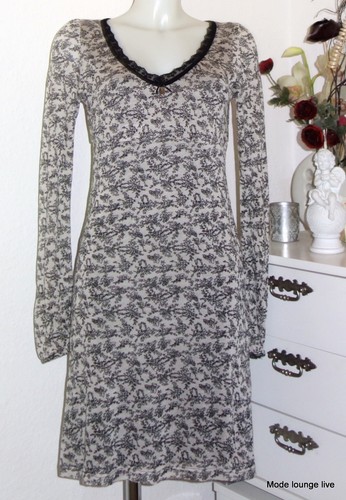 Vive Maria abito black nero fiori bianco mellow flowers dress off white 31716