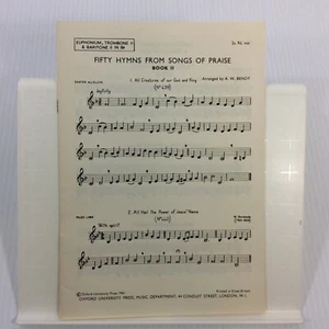 Fifty Hymns From Songs Of Praise All Creatures of Our God and King Choral Unison - Picture 1 of 6