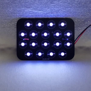 18W UV 365nm~370nm Purple LED + PCB for DIY Lamp Spot Light Bulb Curing - Picture 1 of 6