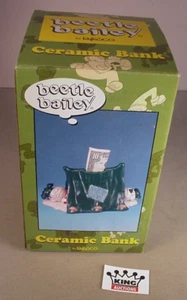 Enesco Käfer Bailey Keramik Coin Bank Figur Figure Sarge Schnorchel & Otto MIB - Bild 1 von 5