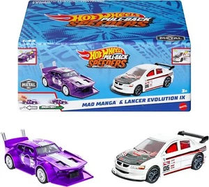 Hot Wheels Speeders Rückziehfahrzeuge im 2er-Set HPR91 Maßstab 1:43 ab 3 Jahren - Bild 1 von 2