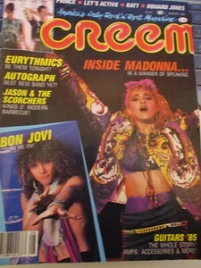 Madonna, Bon Jovi, Eurythmics - Creem Magazine 1985 - Picture 1 of 6