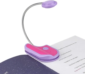 Amber Reading Light Rechargeable, Book Light Kids for Reading in Bed, Clip on Re - Picture 1 of 7
