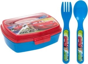 Disney Cars 3 - Sandwich Box with (spoon and fork) - Picture 1 of 1