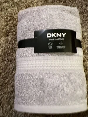 Juego de 2 toallas de baño DKNY lavanda ligera súper suave Oeko-Tex Foto 1 de 4
