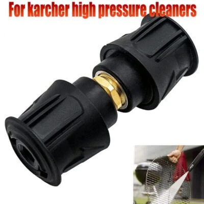 For Karcher High Pressure Washer Quick Release Adaptor Hose To Hose Connector - Image 1 of 4