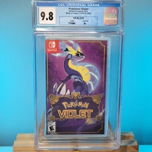 Pokemon Violet Nintendo Switch Sealed 1st Print CGC 9.8 A+ Graded - Picture 1 of 2