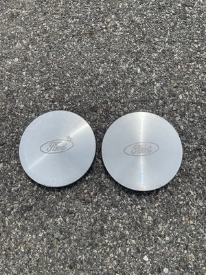 Factory original 1996 to 1999 Ford Taurus alloy wheel center caps hubcaps - Image 1 of 4