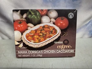 🔥 Vintage versiegelt GENESIS Mama Korsikas Huhn Cacciatore Boil-n-Bag KEIN ESSEN!!! - Bild 1 von 10