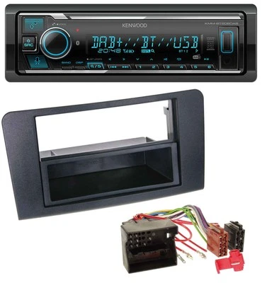 Kenwood Bluetooth MP3 DAB USB Autoradio für Mercedes ML (ab 2006) - Bild 1 von 4
