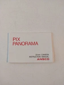 U202459 Ansco Pix Panorama Kleinbildkamera Original Bedienungsanleitung Booklet - Bild 1 von 5