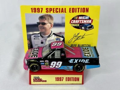 Jeff Burton #99 Exide 1997 Ford F150 1:64 Racing Champions Diecast NASCAR Truck - Image 1 of 4