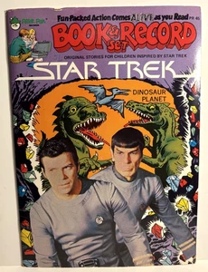 Vintage 1979 Star Trek Dinosaur Planet - Book & Record Set - Picture 1 of 5