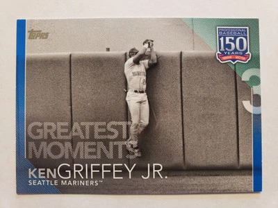 BLUE 2019 Topps Update 150 Years Of Baseball Greatest Moments Ken Griffey Jr... - Image 1 of 4