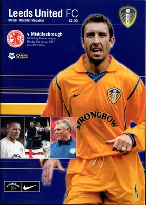 Leeds United v Middlesbrough 01/01/01 Premier League - Image 1 of 2