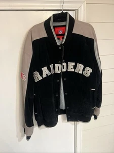 Vintage NFL Suede/Leather Raiders Jacket Men's XL - Picture 1 of 8