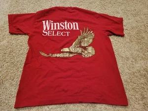 Camiseta vintage años 90 1992 WINSTON SELECT CIGARETTE XL Pocket Eagle Back Hit - Imagen 1 de 6