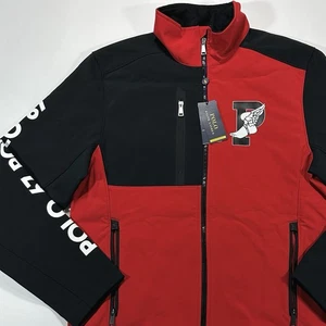 Polo Ralph Lauren Stadium P-Wing Performance Jacket Red Black 1992 67 Mens sz M - Picture 1 of 9