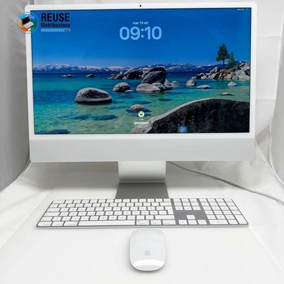 Apple iMac M1 2021 AIO 24, M1 (CPU 8, GPU 8), 8Gb, 512Gb SSD, D925S - Immagine 1 di 4