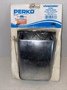 Perko Chromalex Cowl Ventilator 3" Duct Chrome Plated Zinc #1312-DP-CHR - Picture 1 of 6