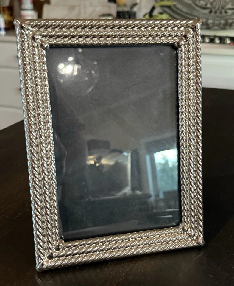 MARCO DE FOTOS GOTHAM 5 X 7 DE MICHAEL ARAM Plateado PLACA DE NÍQUEL DESCATALOGADO Foto 1 de 4