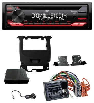 JVC CD DAB USB Bluetooth MP3 Autoradio für Chevrolet Cruze ab 2016 Klavierlack/s - Bild 1 von 4