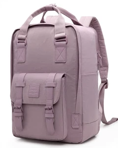 Mochila vintage VIAZ para trabajo, viaje, universidad, con portátil separado de 15,6" C... - Imagen 1 de 7