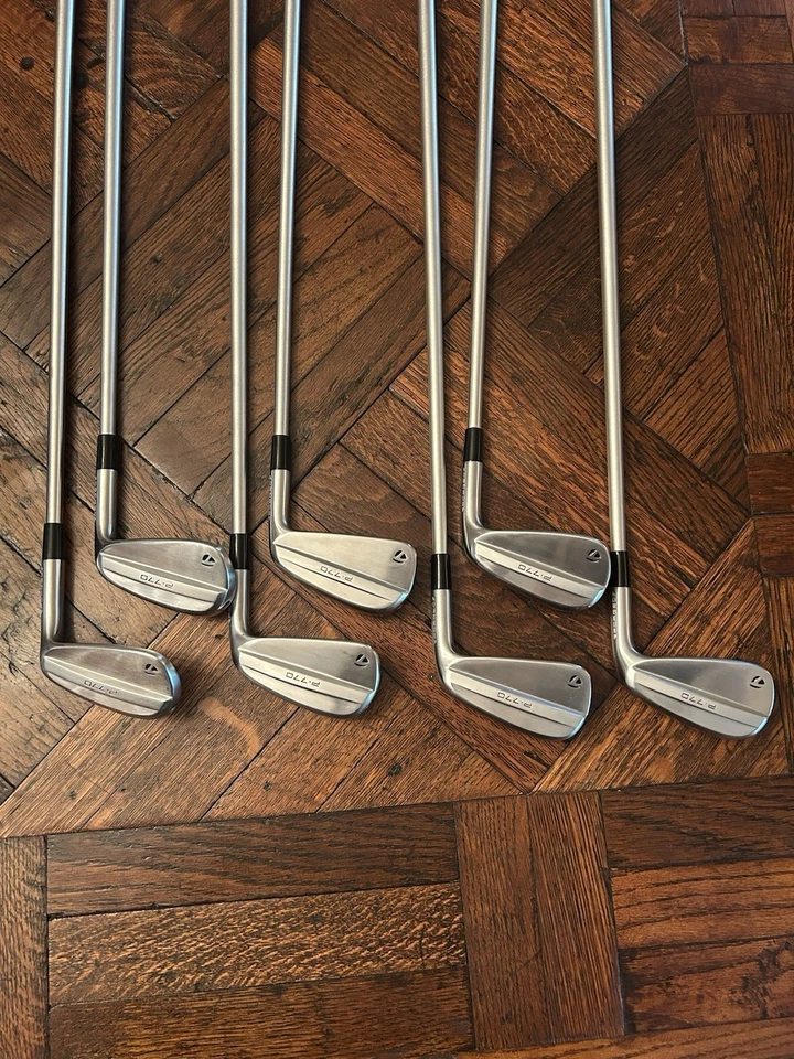 TaylorMade P770 2024 Iron Set 5-PW+GW KBS Tour C-Taper 130g Stiff RH +1.50in - Image 1 of 4