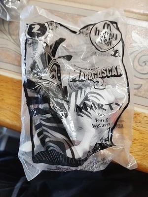 McDonald's Happy Meal Toy 2008 Dreamworks Madagascar 2 #2 Marty Sealed - Image 1 of 2