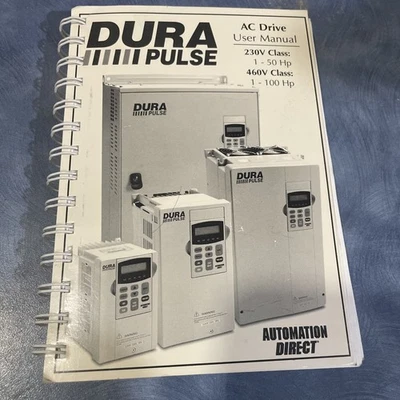 Dura Pulse User Manual. AC Drives. 230 V - 460 V. Automation Direct.  - Image 1 of 4