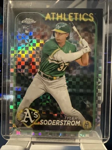 2024 Topps Chrome - Tyler Soderstrom #298 X-Fractor (RC) - Imagen 1 de 2