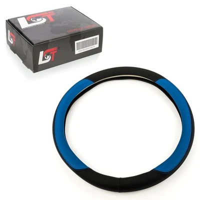 Lenkradschoner Lenkradbezug Hülle Ø 38x9cm 15x3,5 Zoll schwarz blau für LEXUS - Bild 1 von 4