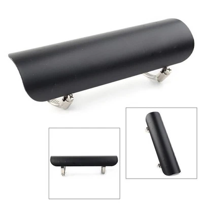 Schwarz Auspuff Schalldämpfer Rohr Hitzeschild Krümmer Abdeckung für Harley - Image 1 of 4