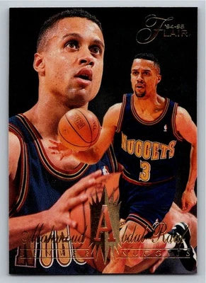 1994-95 Flair #38 Mahmoud Abdul-Rauf Denver Nuggets Basketball Card - Image 1 of 2