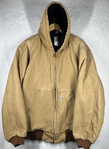 Carhartt Duck Canvas Hooded Jacket -XL USA Union Made Vintage - Bild 1 von 11