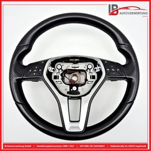Lenkrad Schwarz Leder A2184600476 MERCEDES-BENZ E250 CABRIOLET A207 MB - Picture 1 of 11