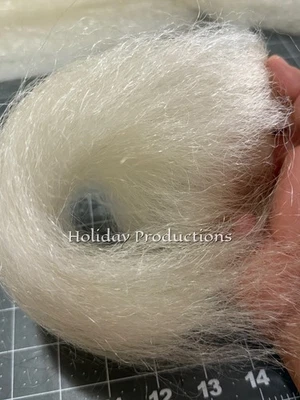 Bulk Yak Hair Loose Makeup FX Santa Claus Beard Mustache Eyebrows 14” - Image 1 of 3