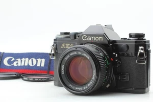 [FAST NEUWERTIG] Canon AE-1 analoge Kleinbildkamera schwarz NEU FD 50 mm F/1,4 Objektiv aus Japan - Bild 1 von 17