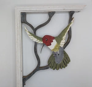 Vtg Wooden Gingerbread Corbel Corner Brackets Set of 6 Hummingbird 15.5" x 13.5" - Picture 1 of 15