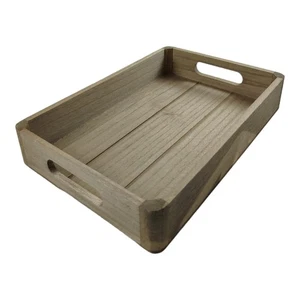 Serviertablett Holzdeko - Dekotablett aus Holz - Bild 1 von 4