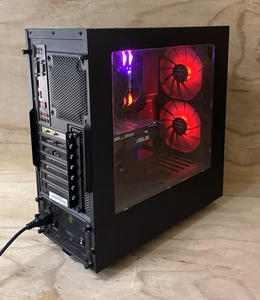 NZXT Gaming PC AMD Ryzen 5 1600@3.2GHz/16GB RAM/1TB SSD/RX 580/W11H/Wi-Fi - Foto 1 di 11
