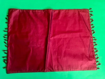 christmas placemats, burgandy with beads, set of 4, holiday placemats, Target - Image 1 of 4
