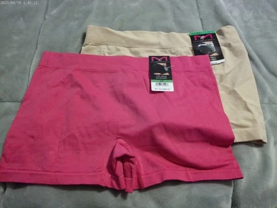 2 bragas cortas Pr-Hot rosa y nude Maidenform "Pure Genius" 40848 para niño *NUEVAS* L 7 Foto 1 de 2