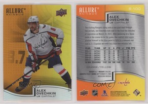 2021-22 Upper Deck Allure Rainbow Orange Yellow Alex Ovechkin #R-100