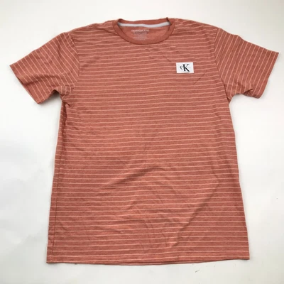 Camisa Calvin Klein Juvenil Talla Extra Grande Naranja Camiseta Manga Corta Niños Niños Top Foto 1 de 4