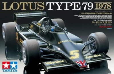 Kit Tamiya 1/20 Lotus Type 79 e set decalcomanie SHUNKO 1978 da JP 10995 - Immagine 1 di 3