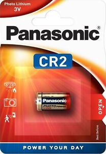 100x Panasonic Lithium Power Fotobatterie CR2 3V CR-2L
