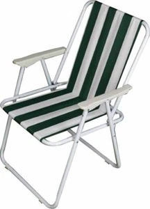 Klappbarer Campingstuhl Strand Garten Picknick bequemer Liegesitz - Bild 1 von 8