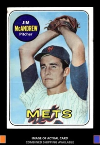 1969 Topps #321 Jim McAndrew Rookie New York Mets Poor - Picture 1 of 2