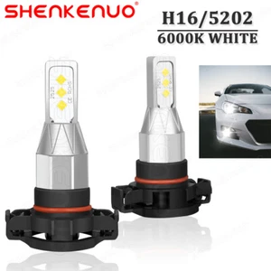 For Ford Mustang Shelby GT500 2007-2014 Pair H16 LED Fog Light Bulbs 6000K White - Bild 1 von 13